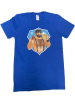 BOBO BEAR T-Shirt - Adam likes sausage & beer - blau 