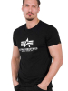 Alpha Industries Basic T-Shirt - schwarz-weiß 