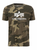 Alpha Industries Basic T-Shirt - olive camo 