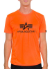 Alpha Industries Basic T-Shirt - neon-orange 