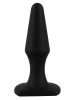 Butt Plug Silikon 10x3cm schwarz 