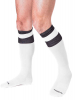BARCODE Fußballsocken weiss/schwarz 