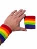 Barcode Pride Regenbogen Handgelenkband 