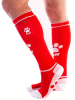 BRUTUS Party Socken mit Tasche rot-weiss 