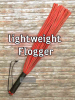 Flogger aus Riemen LEICHT / LIGHT - rot 
