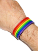 Gay Pride Armband mit Streifen 