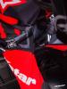 KINKSTAR Slate Fire Pants - rot-schwarz 