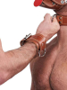 Mister B Signature Handfesseln Braun 