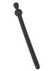 Piss-Penisplug mit Stopper schwarz 