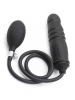 RUDE RIDER Silikon Dildo-Plug aufblasbar schwarz 