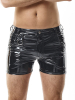 Hose FABIANO PVC kurz schwarz 