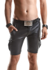 Hose LORENZO Wetlook Armyshorts schwarz 