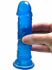 TOYZ4 LOVERS Dildo Transparent blau 16cm 