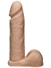 VAC-U-LOCK 8 inch Dildo FIRMSKIN - hell 