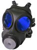 Drone-Hole PRO MASKE - blau-transparent 