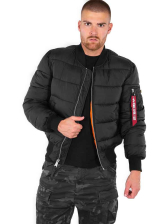Alpha Industries MA-1 PUFFER FD - schwarz 