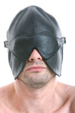 Ledermaske EXECUTIONER Henkermaske mit Augenbinde 