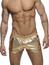 ADDICTED METALLIC SHORT gold 