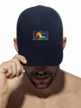 ADDICTED Rainbow Cap schwarz 