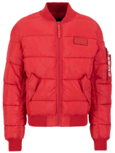 Alpha Industries MA-1 PUFFER mars rot 