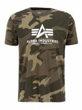 Alpha Industries Basic T-Shirt - olive camo 