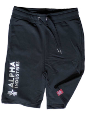 Alpha Industries Basic Short Foil Print metalsilver 
