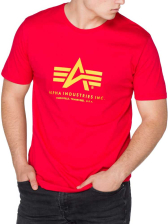 Alpha Industries Basic T-Shirt - speed red 