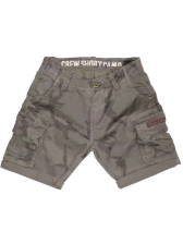 Alpha Industries Crew Short - dark olive camo 