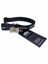 Alpha Industries DOG TAG COLLAR schwarz-grau 