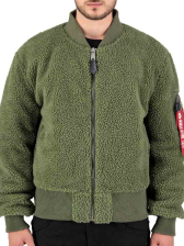 Alpha Industries MA-1 Teddy sage-green 