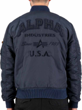 Alpha Industries MA-1 VF Authentic Overdyed rep.blue 