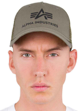 Alpha Industries Basic Trucker Cap - dark green 