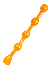 Anal-Balls orange - groß - 49cm 