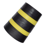 Armband SPEXTER DELUXE mit 2 gelben Streifen 