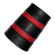 Armband SPEXTER DELUXE mit 2 roten Streifen 