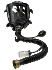 AromaSchlauch mit Gasmaske und Filter 