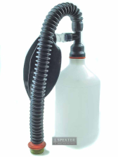 Aroma-Inhalator-Flasche mit Schlauch + Atembeutel 