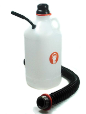 Aroma-Inhalator-Flasche mit Schlauch + Sprudeleffekt 