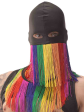 BARCODE Fetisch Maske THEO - rainbow 