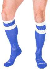 BARCODE Fußballsocken blau/weiss 