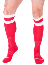 BARCODE Fußballsocken rot/weiss 