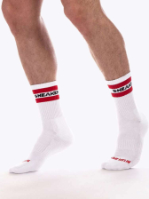 BARCODE SNEAKER Fetish Half Socks 
