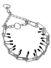 BDSM - Stachelhalsband - Würgeband mit Noppen XL 