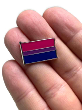Bisexuell Flaggen-Anstecker Pin 
