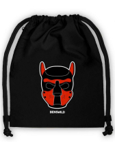 Big-Bag Turnbeutel Puppy Maske rot 