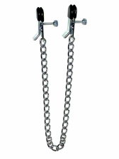 Brustwarzenklemmen flach mit Kette 