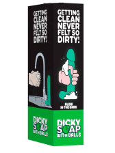 DICKY SOAP with Balls - GLOW IN THE DARK 