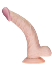 Dildo Curved Passion 7.5" mit Saugnapf 