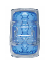 MAINSQUEEZE POP-OFF Stroker Crystal Blue 