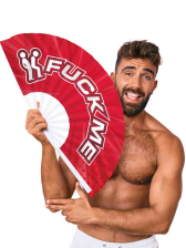 Fächer FUCK ME 63 cm 